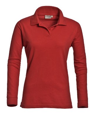 Poloshirt Matt, Long Sleeve, Ladies Santino