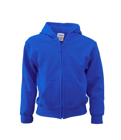 Full Zip Blend Youth Hooded Kids Sweater 18600B,  Gildan