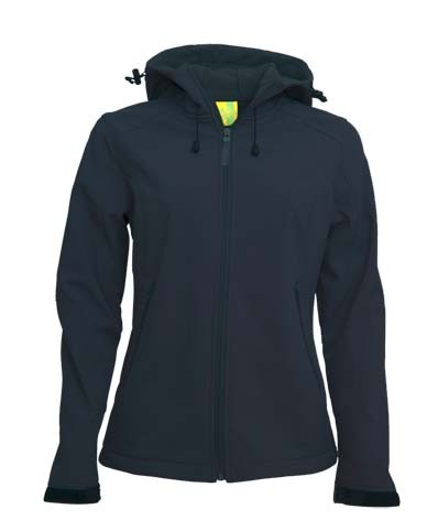 Hooded Softshell Jacket for her 3627, Lemon & Soda