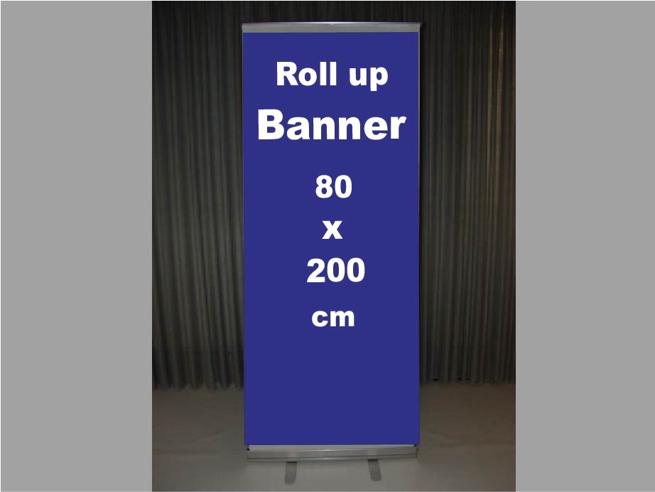 DeLuxe Roll-Up Display & Spandoek RS1