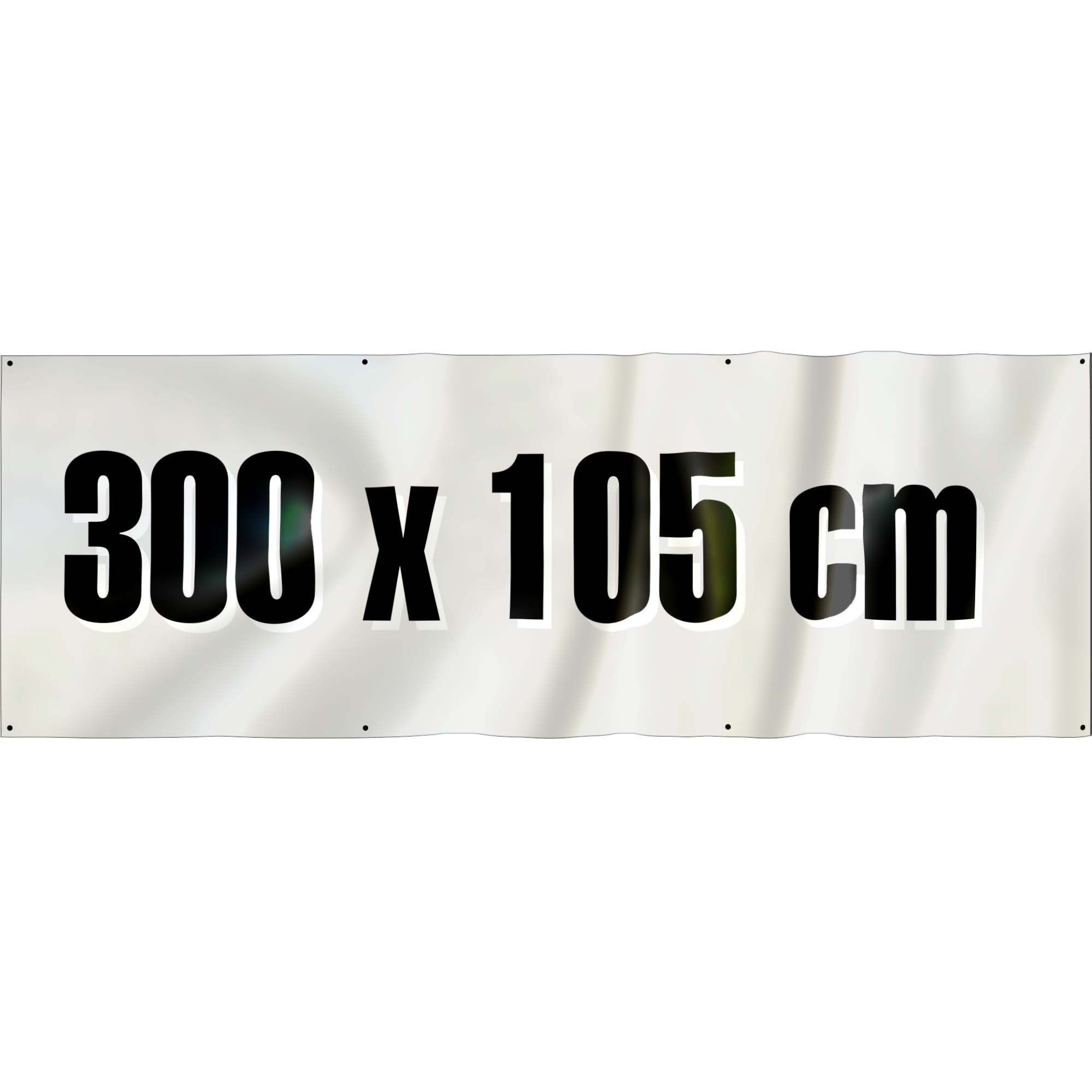 Spandoek 300 x 105 cm ( frontlit bisonyl )