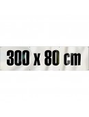 Spandoek 300 x 80 cm ( frontlit bisonyl )